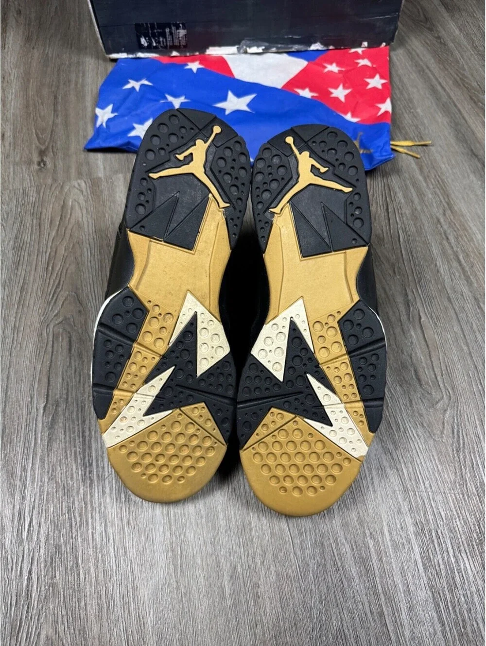 Size 13 - Air Jordan 7/6 Retro Golden Moments Pack